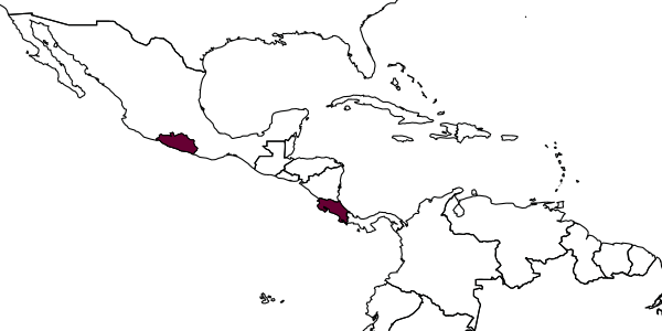 map of Dryinus kovariki     Olmi, 1993